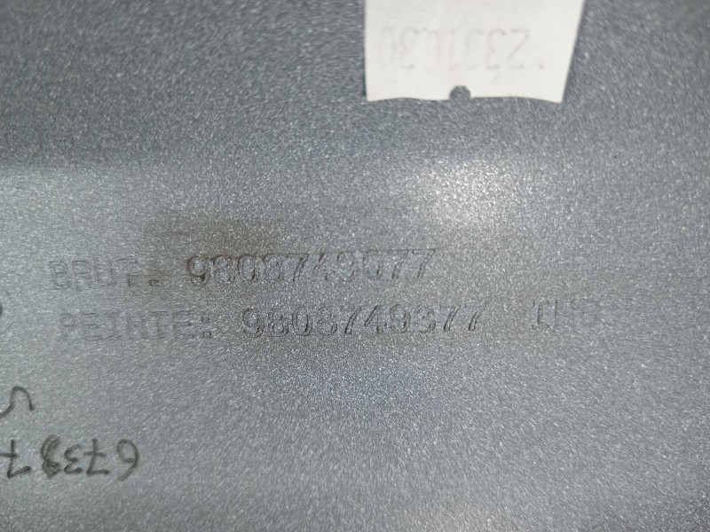 Recambio de moldura para peugeot traveller autobús (v_) 2.0 bluehdi 145 referencia OEM IAM 9808749377  