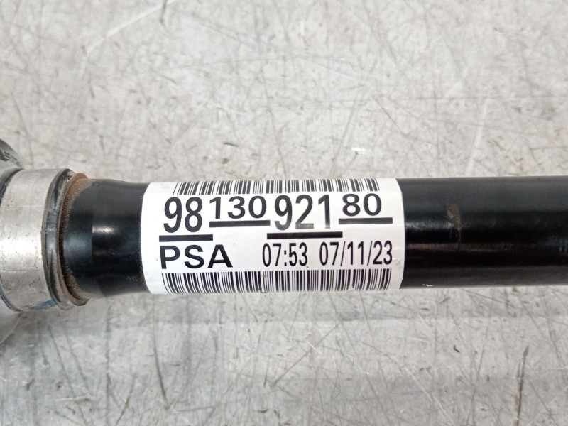 Recambio de transmision delantera izquierda para peugeot traveller autobús (v_) 2.0 bluehdi 145 referencia OEM IAM 9813092180  