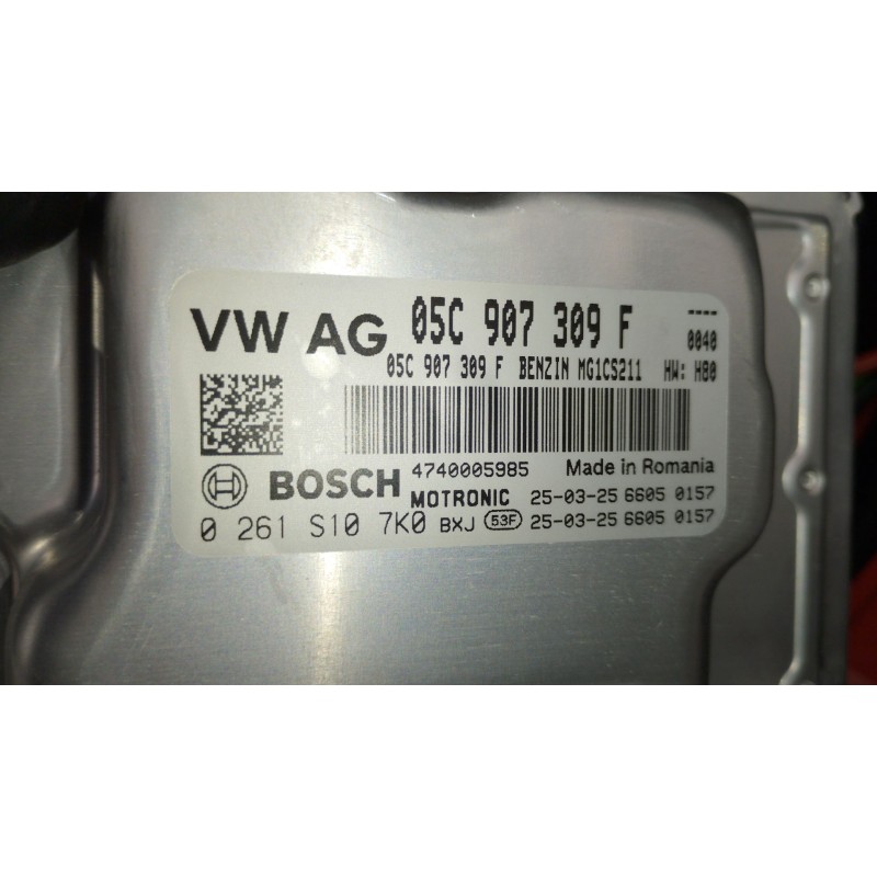 Recambio de centralita motor uce para audi a1 sportback (gba) 30 tfsi referencia OEM IAM 05C907309F 0261S107K0 