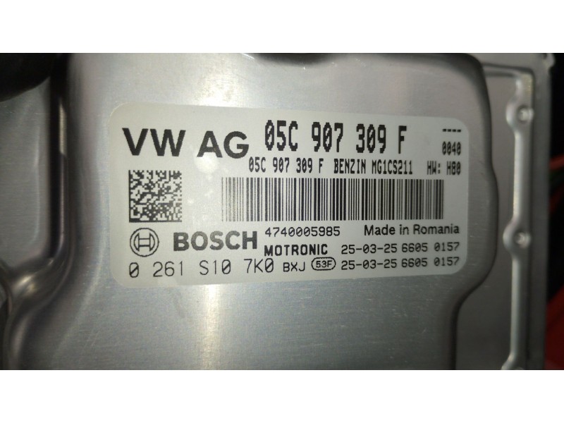 Recambio de centralita motor uce para audi a1 sportback (gba) 30 tfsi referencia OEM IAM 05C907309F 0261S107K0 