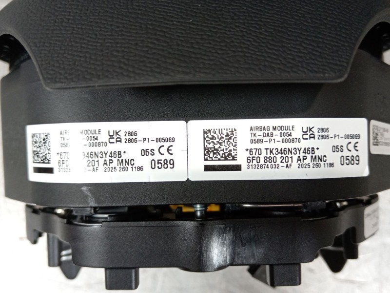 Recambio de kit airbag para seat arona (kj7, kjp) 1.0 tgi referencia OEM IAM 6F1857075 5QF959655 6F0880201