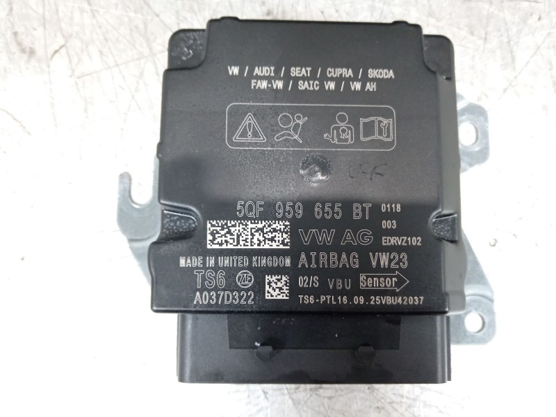 Recambio de kit airbag para seat arona (kj7, kjp) 1.0 tgi referencia OEM IAM 6F1857075 5QF959655 6F0880201