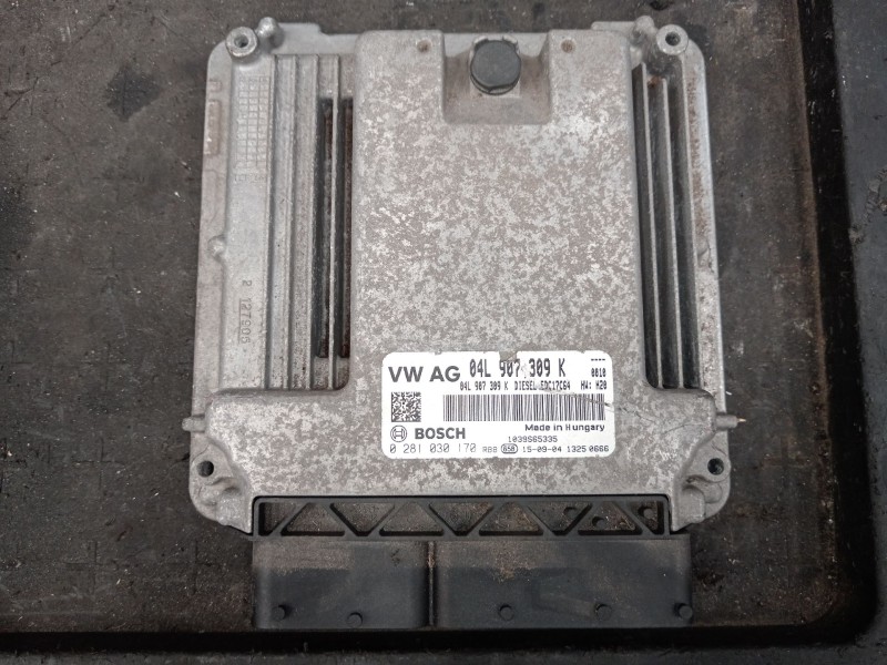 Recambio de centralita motor uce para skoda yeti (5l) 2.0 tdi referencia OEM IAM 04L907309K 0281030170 