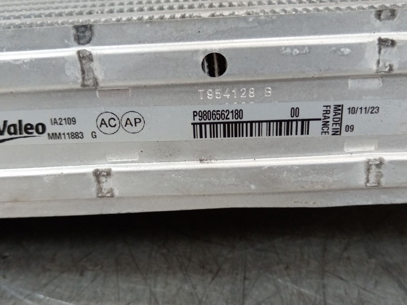 Recambio de intercooler para peugeot traveller autobús (v_) 2.0 bluehdi 145 referencia OEM IAM 9806562180  