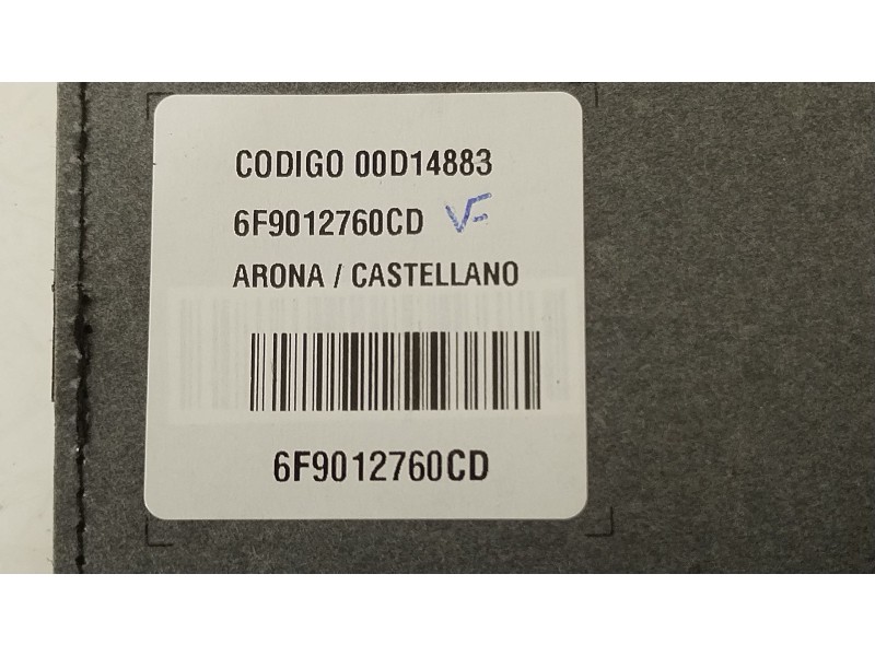 Recambio de libro instrucciones para seat arona (kj7, kjp) 1.0 tgi referencia OEM IAM 6F9012760CD  