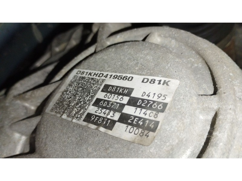 Recambio de caja cambios para kia niro (de) 1.6 gdi hybrid referencia OEM IAM D81K D81KHD419560 