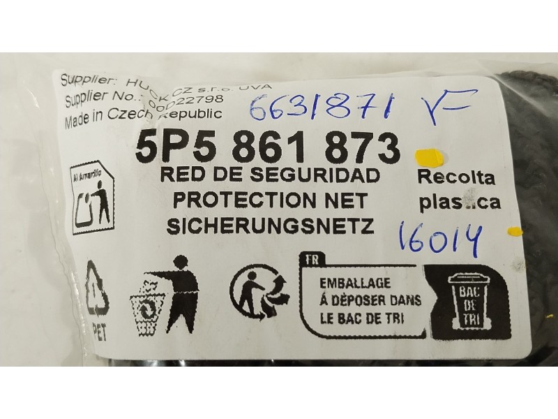 Recambio de separador carga para seat arona (kj7, kjp) 1.0 tgi referencia OEM IAM 5P5861873  