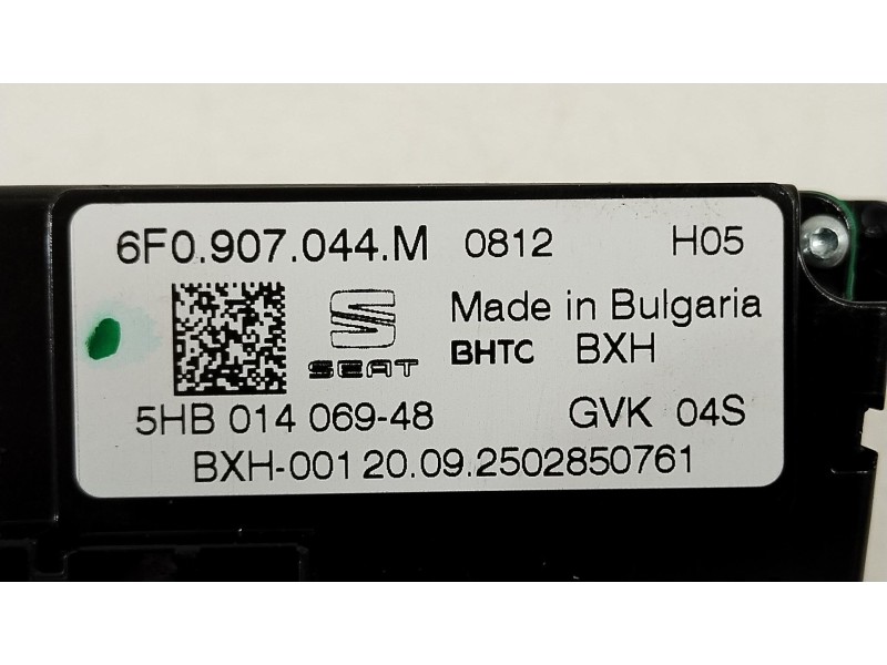 Recambio de mando climatizador para seat arona (kj7, kjp) 1.0 tgi referencia OEM IAM 6F0907044M  