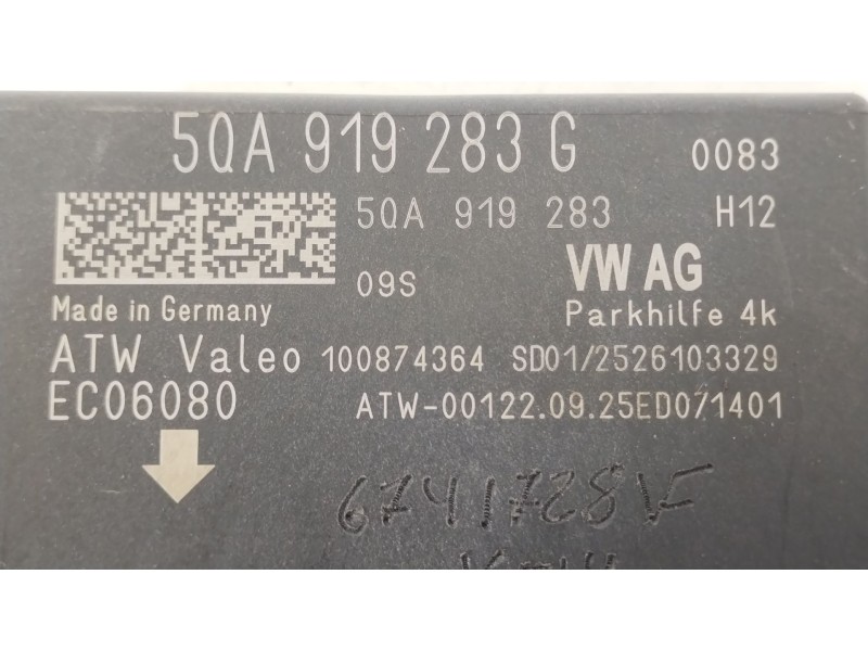 Recambio de modulo electronico para seat arona (kj7, kjp) 1.0 tgi referencia OEM IAM 5QA919283G 5QA919283 