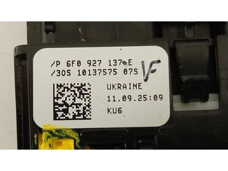 Recambio de mando multifuncion para seat arona (kj7, kjp) 1.0 tgi referencia OEM IAM 6F0927137E  