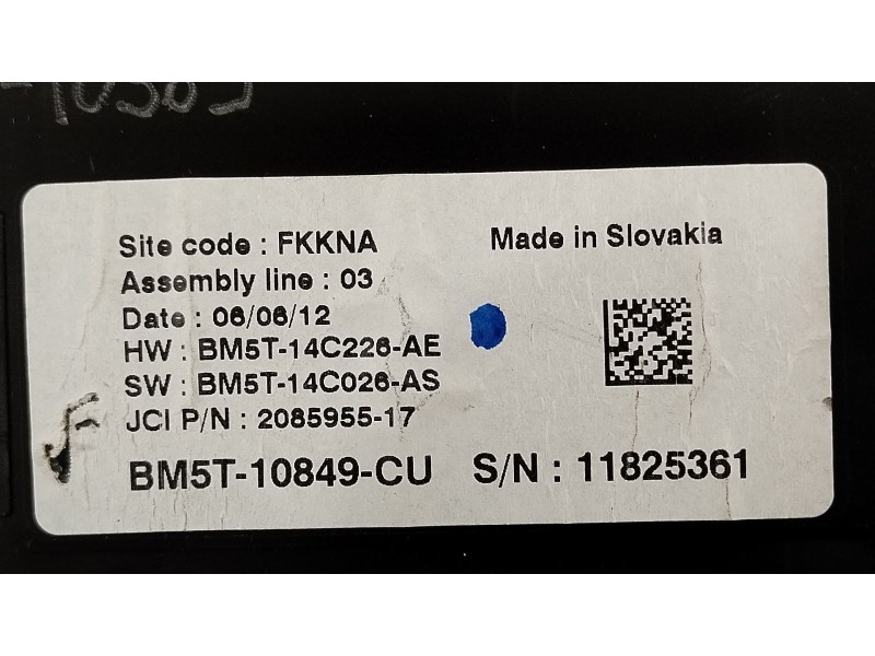 Recambio de cuadro instrumentos para ford focus lim. (cb8) 1.6 tdci cat referencia OEM IAM BM5T10849CU  