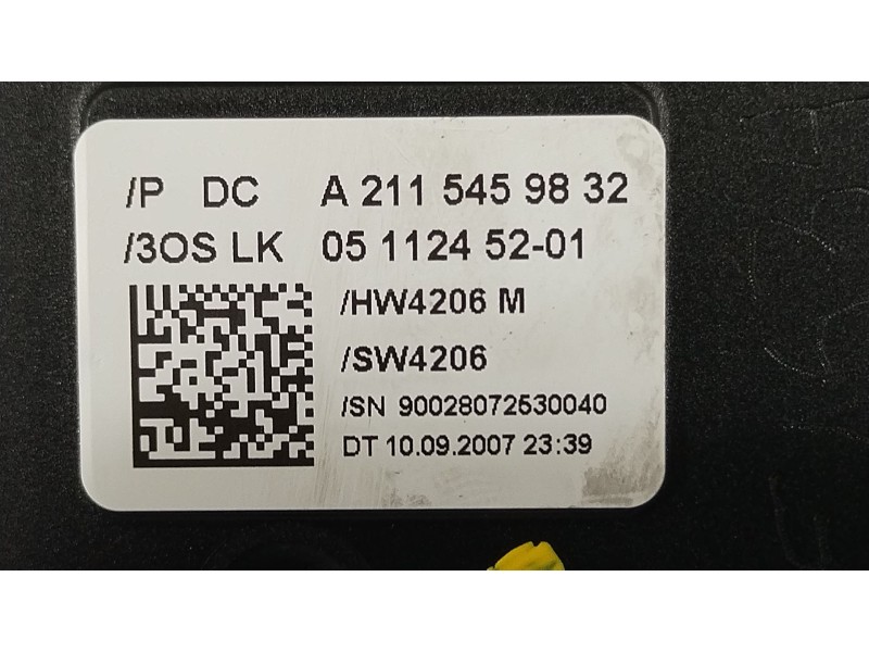 Recambio de sensor para mercedes-benz clase e (w211) e 220 cdi (211.008) referencia OEM IAM A2115459832  