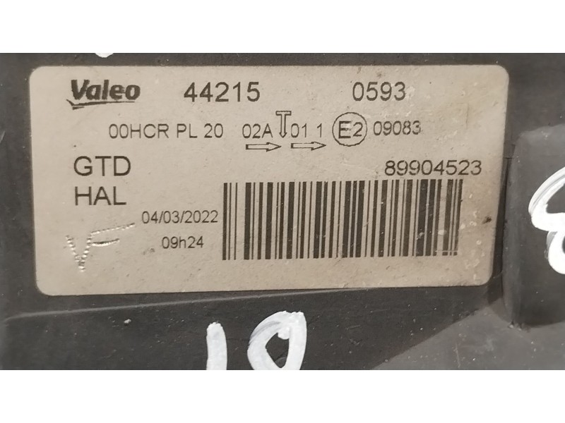 Recambio de faro izquierdo para toyota auris (_e15_) 1.4 d-4d (nde150_) referencia OEM IAM 8117002540 89904523 