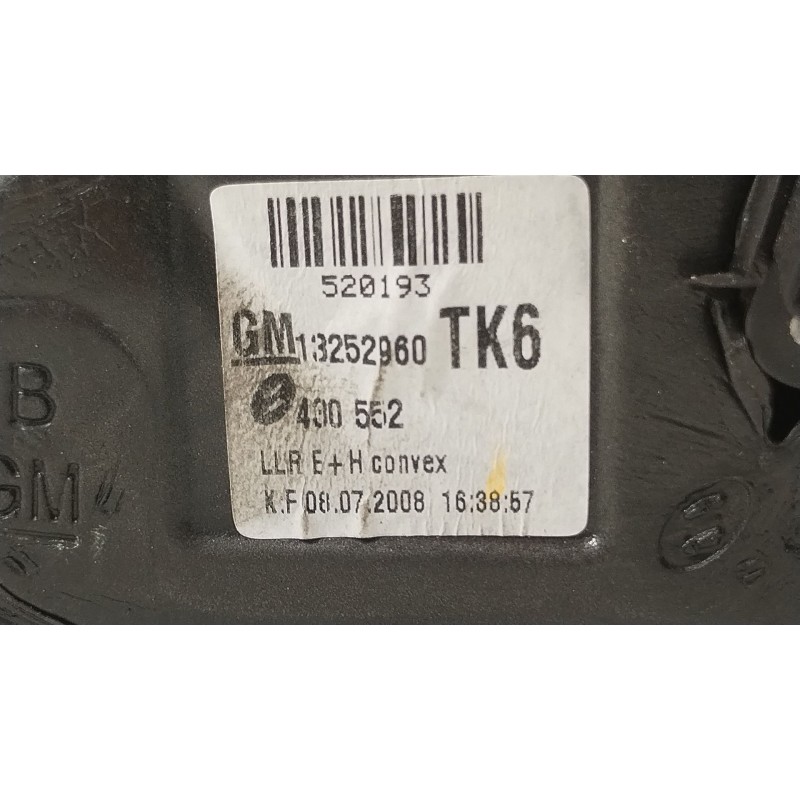 Recambio de retrovisor derecho para opel astra h gtc (a04) 1.6 (l08) referencia OEM IAM 13252960 430552 