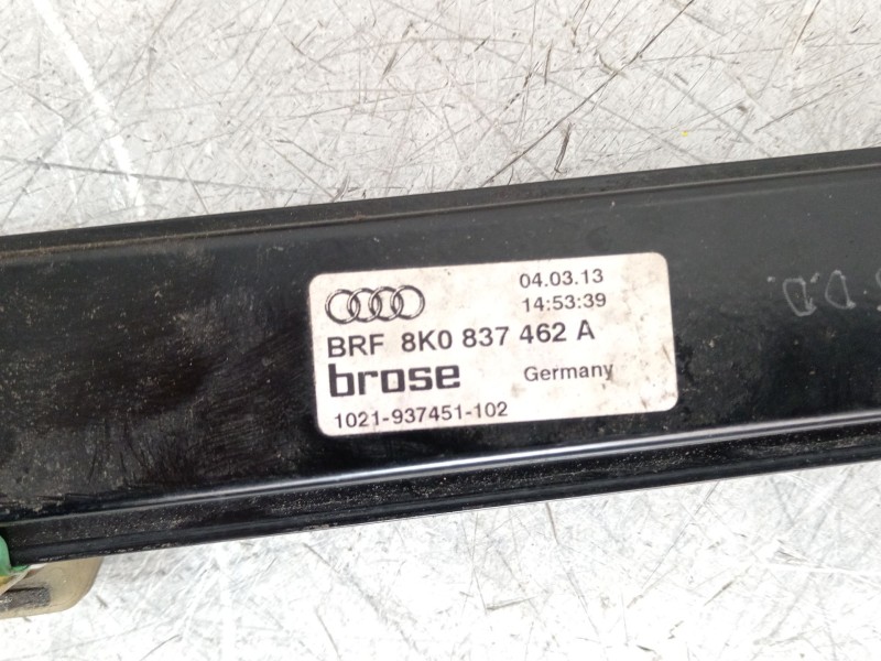 Recambio de elevalunas delantero derecho para audi a4 b8 (8k2) 2.0 tdi referencia OEM IAM 8K0837462A 8K0959802A 
