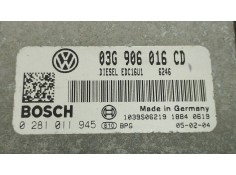 Recambio de centralita motor uce para volkswagen touran (1t1, 1t2) 1.9 tdi referencia OEM IAM 03G906016CD 0281011945  2