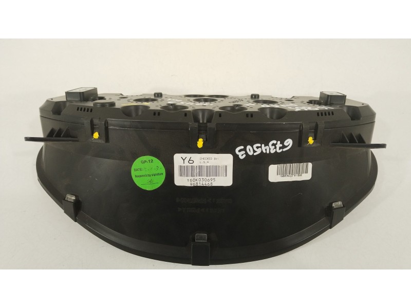 Recambio de cuadro instrumentos para chevrolet aveo / kalos hatchback (t250, t255) 1.2 referencia OEM IAM 96814468  