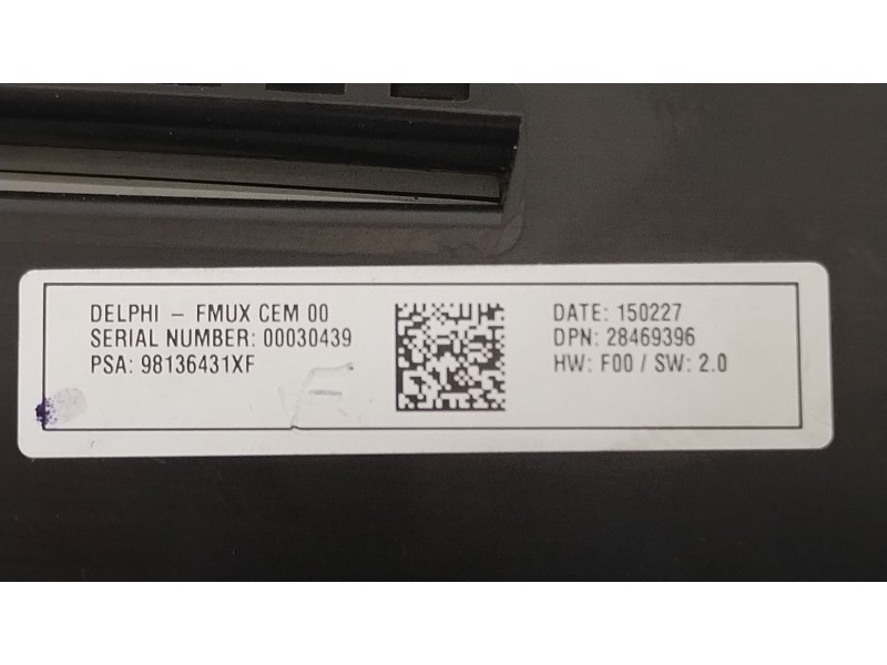 Recambio de mando climatizador para citroën c4 ii (nc_) 1.6 bluehdi 100 referencia OEM IAM 98136431XF  