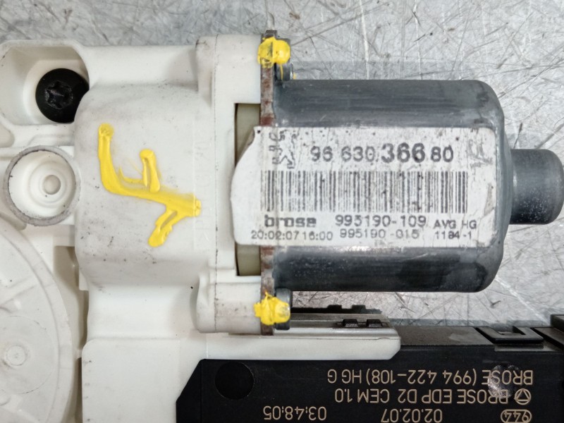 Recambio de elevalunas delantero izquierdo para peugeot 407 (6d_) 2.0 (6drfnb, 6drfne) referencia OEM IAM 9663036680 0130822200 