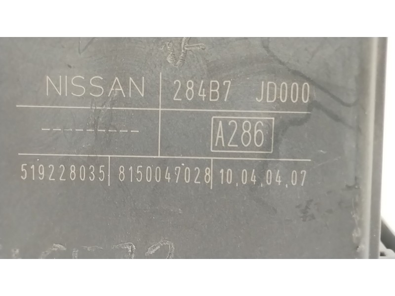 Recambio de caja reles / fusibles para nissan qashqai i (j10, nj10) 1.5 dci referencia OEM IAM 284B7JD000 519228035 
