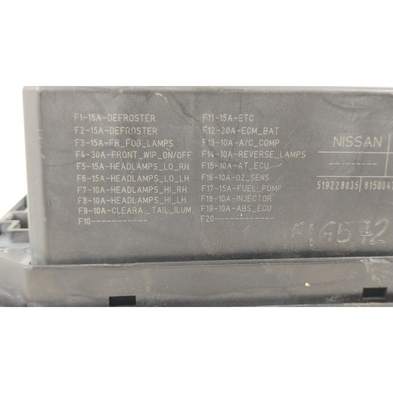 Recambio de caja reles / fusibles para nissan qashqai i (j10, nj10) 1.5 dci referencia OEM IAM 284B7JD000 519228035 