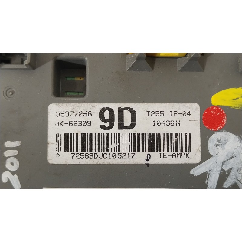 Recambio de caja reles / fusibles para chevrolet aveo / kalos hatchback (t250, t255) 1.2 referencia OEM IAM 95977258 AK62309 