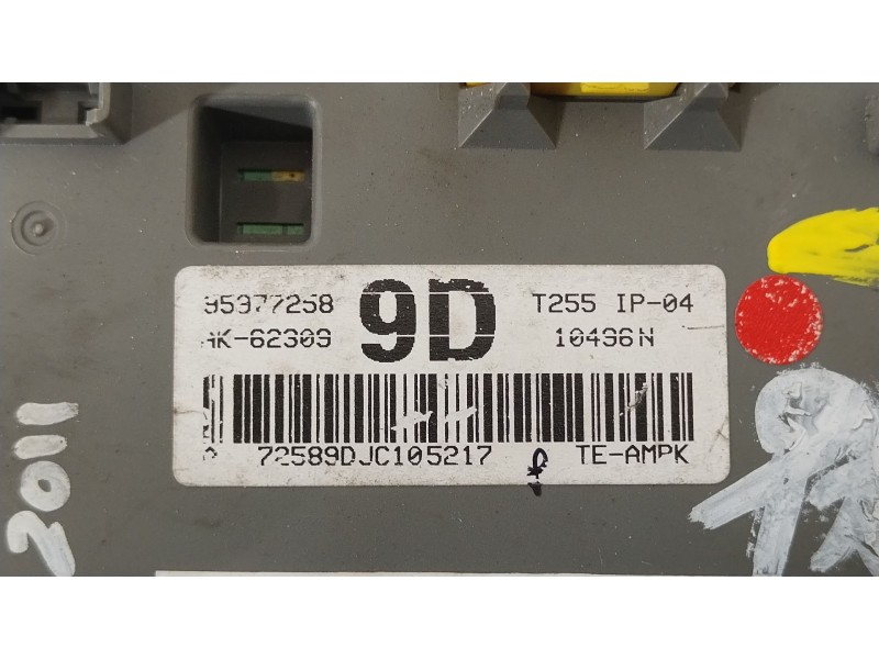 Recambio de caja reles / fusibles para chevrolet aveo / kalos hatchback (t250, t255) 1.2 referencia OEM IAM 95977258 AK62309 