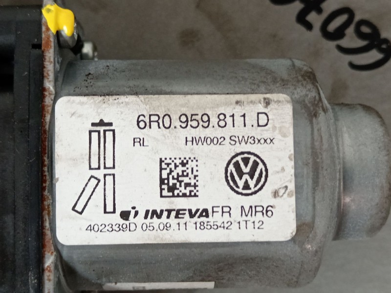 Recambio de elevalunas trasero izquierdo para skoda fabia ii (542) 1.6 tdi referencia OEM IAM 5J4839461 6R0959811D 