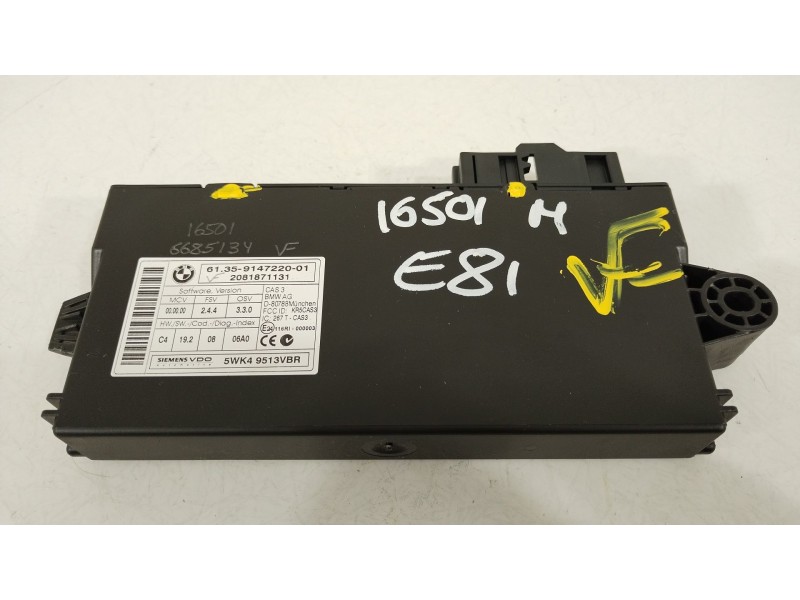 Recambio de modulo confort para bmw 1 (e81) 120 d referencia OEM IAM 61359147220  