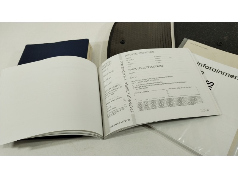 Recambio de libro instrucciones para hyundai kona (os, ose, osi) 1.6 gdi hybrid referencia OEM IAM BEMS4F6000  