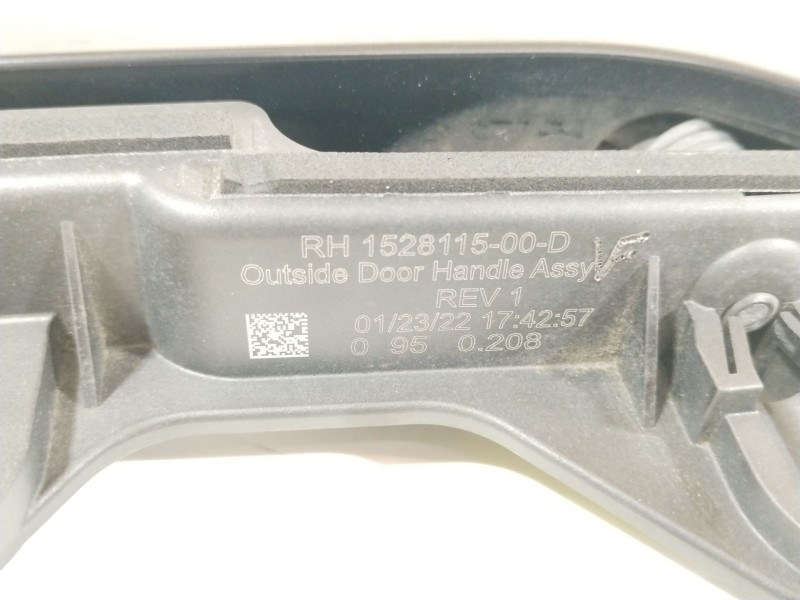 Recambio de maneta exterior delantera derecha para tesla model 3 ev referencia OEM IAM 152811500D 151011302A 