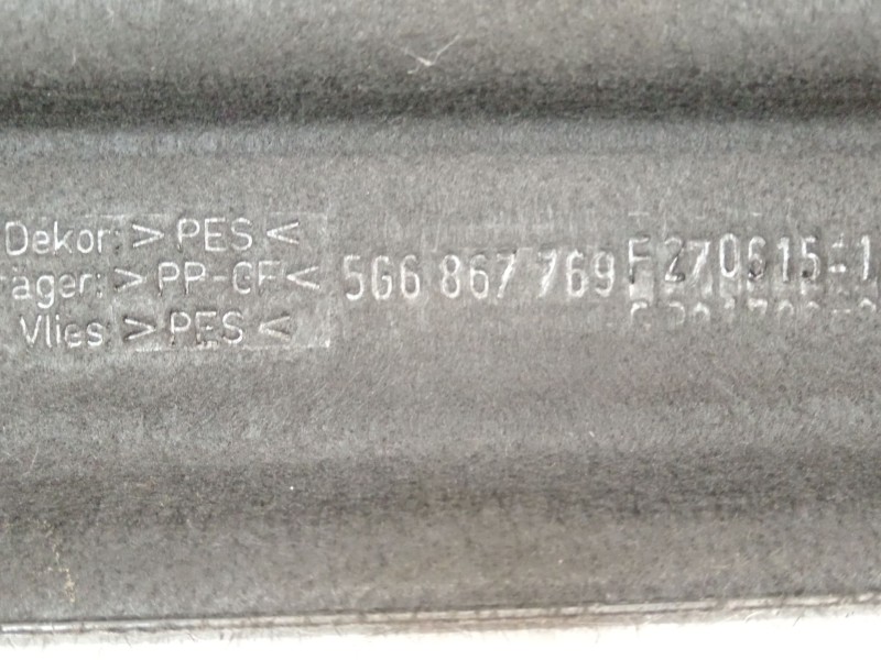 Recambio de bandeja trasera para volkswagen golf vii (5g1, bq1, be1, be2) 2.0 gti referencia OEM IAM 5G6867769F  