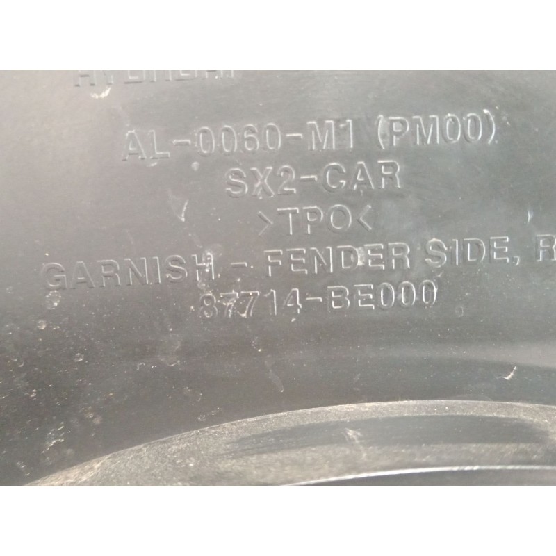 Recambio de aletin delantero derecho para hyundai kona (os, ose, osi) 1.6 gdi hybrid referencia OEM IAM 87714BE000  