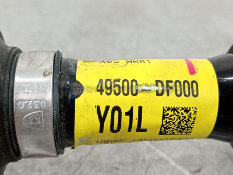 Recambio de transmision delantera izquierda para hyundai kona (os, ose, osi) 1.6 gdi hybrid referencia OEM IAM 49500DF000  