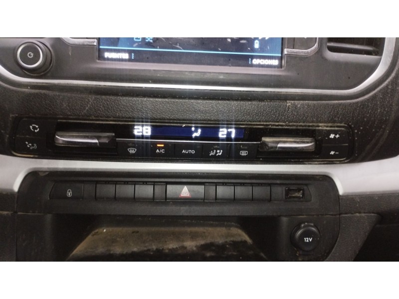 Recambio de mando climatizador para peugeot traveller autobús (v_) 2.0 bluehdi 145 referencia OEM IAM 98340478ZD  