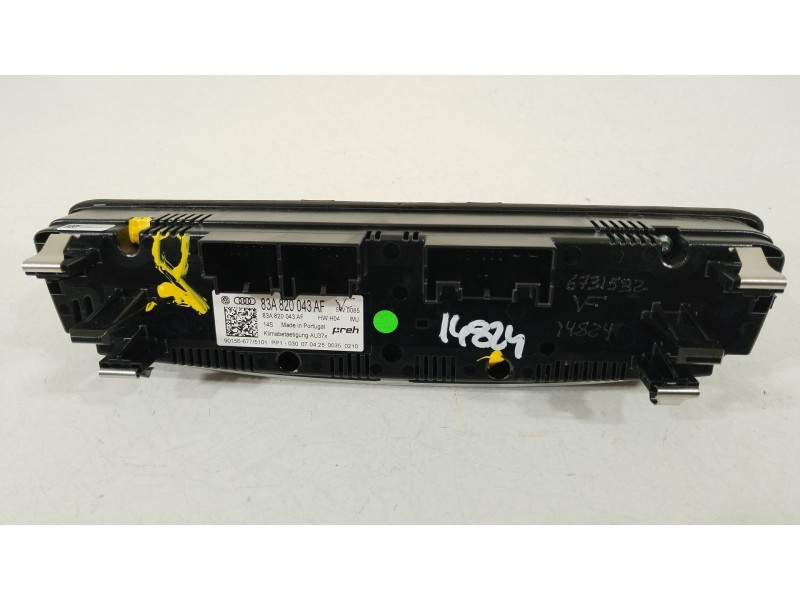 Recambio de mando climatizador para audi a1 sportback (gba) 30 tfsi referencia OEM IAM 83A820043AF  
