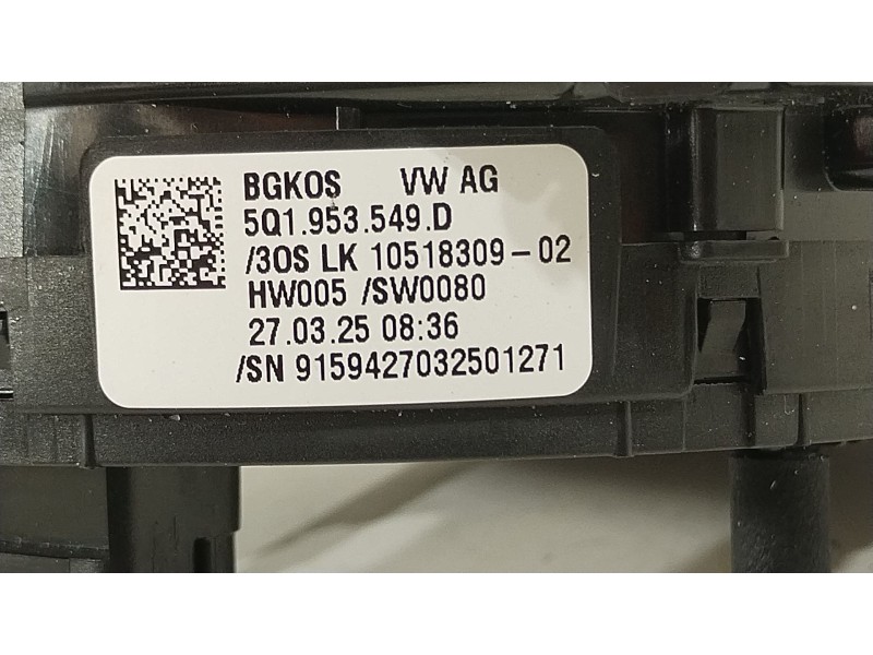 Recambio de anillo airbag para audi a1 sportback (gba) 30 tfsi referencia OEM IAM 5Q1953549D  