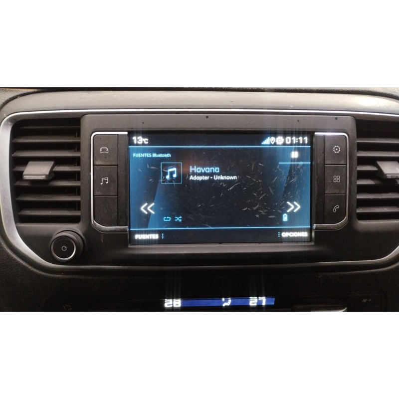 Recambio de pantalla multifuncion para peugeot traveller autobús (v_) 2.0 bluehdi 145 referencia OEM IAM 9831665880  