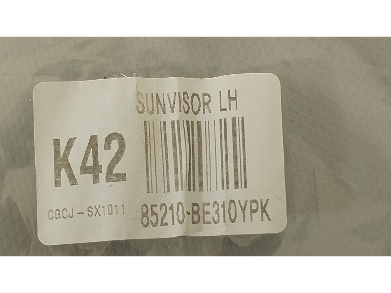 Recambio de parasol izquierdo para hyundai kona (os, ose, osi) 1.6 gdi hybrid referencia OEM IAM 85210BE310YPK  