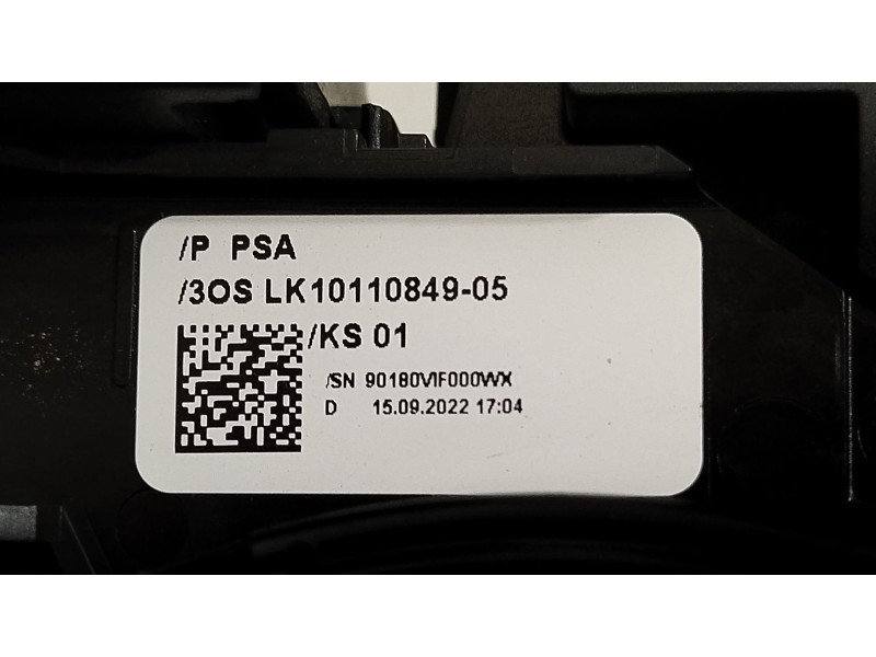 Recambio de mando luces para peugeot traveller autobús (v_) 2.0 bluehdi 145 referencia OEM IAM 98312531ZD  