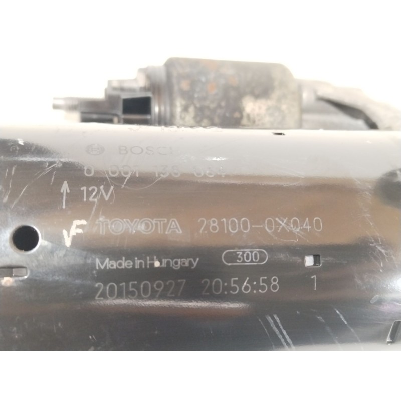Recambio de motor arranque para toyota verso (_r2_) 1.6 d4-d (war20_) referencia OEM IAM 281000X040 0001138064 