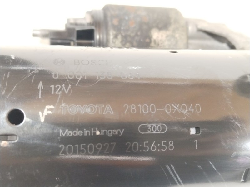 Recambio de motor arranque para toyota verso (_r2_) 1.6 d4-d (war20_) referencia OEM IAM 281000X040 0001138064 