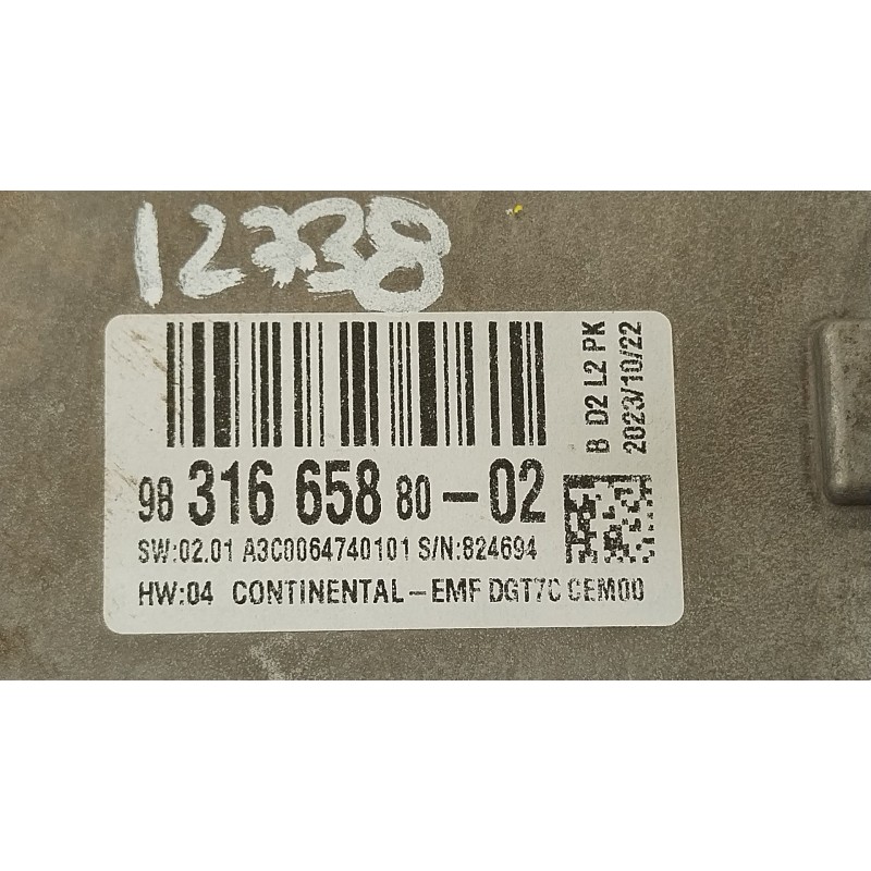 Recambio de pantalla multifuncion para peugeot traveller autobús (v_) 2.0 bluehdi 145 referencia OEM IAM 9831665880  