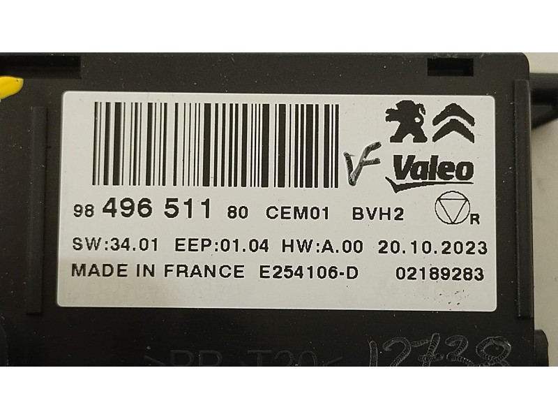 Recambio de modulo electronico para peugeot traveller autobús (v_) 2.0 bluehdi 145 referencia OEM IAM 9849651180  