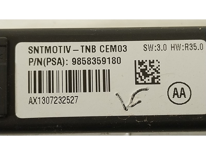 Recambio de pantalla multifuncion para peugeot traveller autobús (v_) 2.0 bluehdi 145 referencia OEM IAM 9858359180  