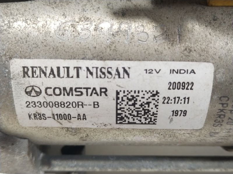 Recambio de motor arranque para dacia sandero iii 1.0 tce 90 referencia OEM IAM 233008820R  