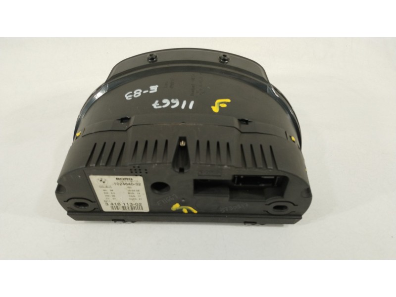 Recambio de cuadro instrumentos para bmw x3 (e83) 2.0d referencia OEM IAM 62113416113 102464032 