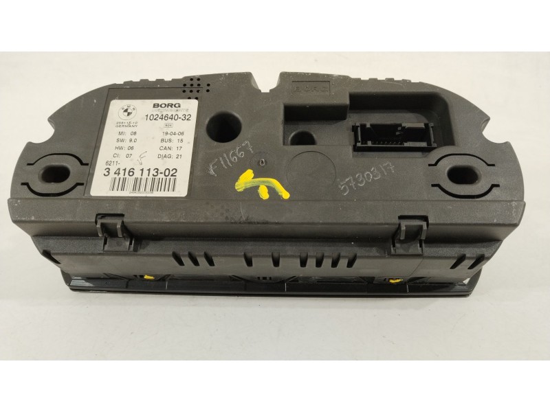 Recambio de cuadro instrumentos para bmw x3 (e83) 2.0d referencia OEM IAM 62113416113 102464032 