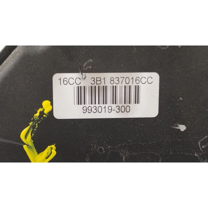 Recambio de cerradura puerta delantera derecha para volkswagen polo iv (9n_, 9a_) 1.6 16v referencia OEM IAM 3B1837016CC  