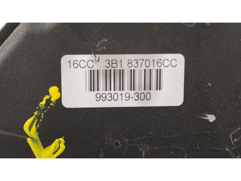 Recambio de cerradura puerta delantera derecha para volkswagen polo iv (9n_, 9a_) 1.6 16v referencia OEM IAM 3B1837016CC  